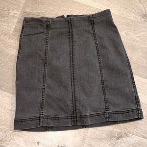 Free People modern femme mini skirt gray size 2
